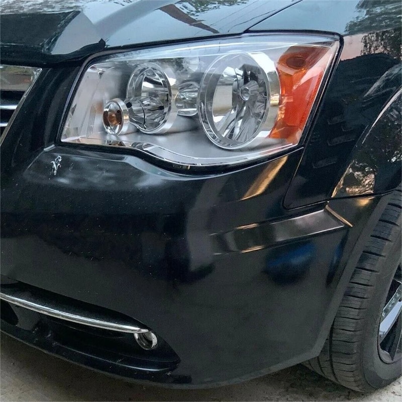 Driver Headlights For Dodge Grand Caravan Chrysler Town Country Aftermarket Replacement 8