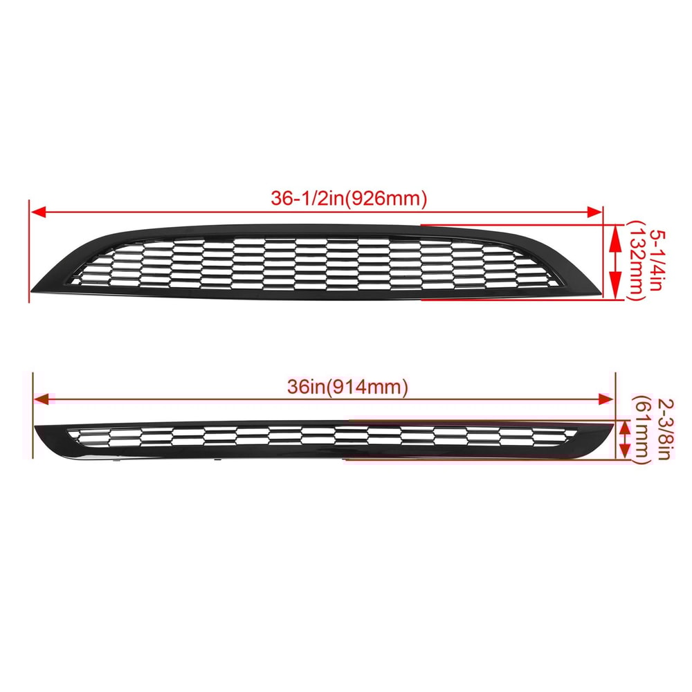 Honeycomb Mesh Front Grille For Mini Cooper S Upper Lower Set 11