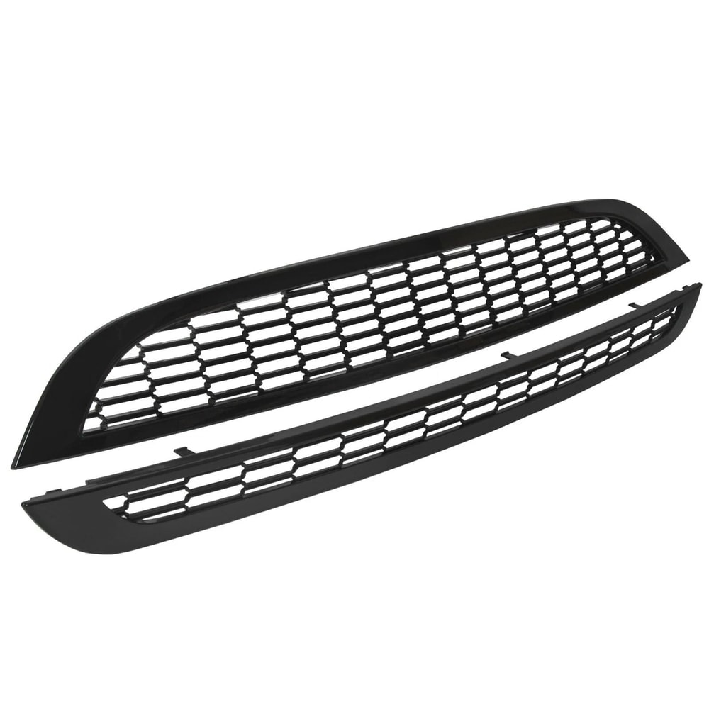 Honeycomb Mesh Front Grille For Mini Cooper S Upper Lower Set 2