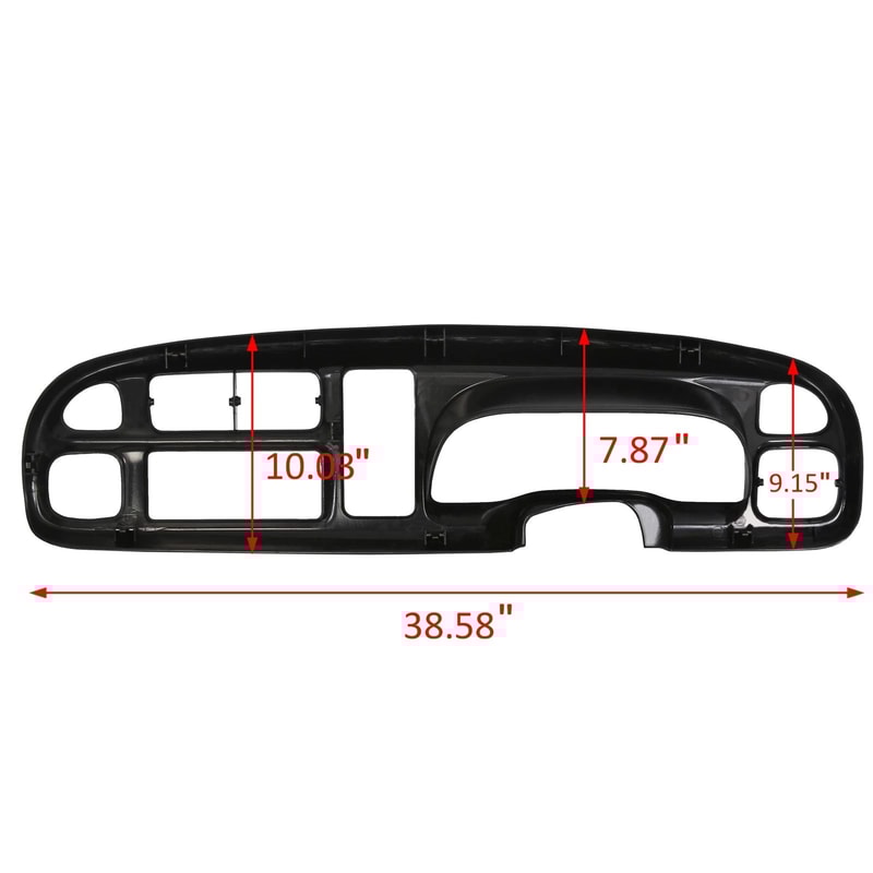 Dodge Ram Instrument Panel Dash Gauge Bezel Replacement 14