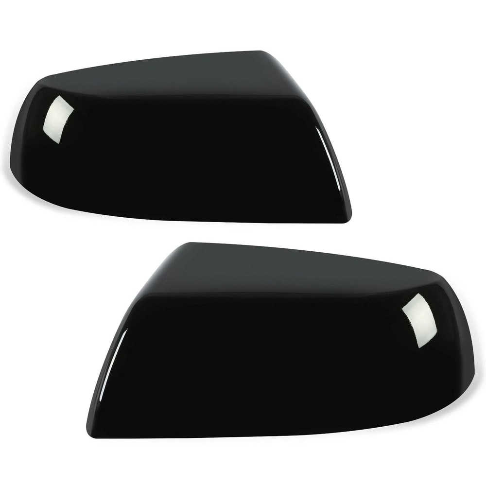 Gloss Black Side Mirror Covers For Toyota Tundra Sequoia Premium Replacement Caps 5