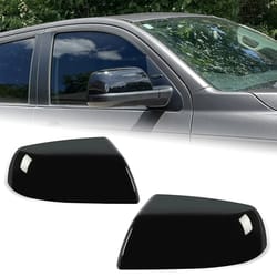 gloss black side mirror covers for toyota tundra & sequoia premium replacement caps