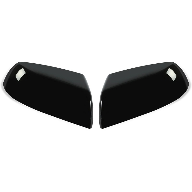 Gloss Black Side Mirror Covers For Toyota Tundra Sequoia Premium Replacement Caps 8