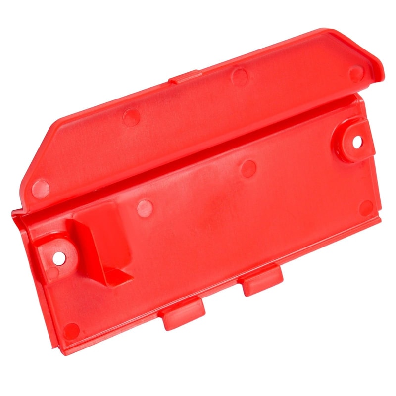 Red Plastic Battery Cover For Honda FourTrax Durable Replacement Part 2