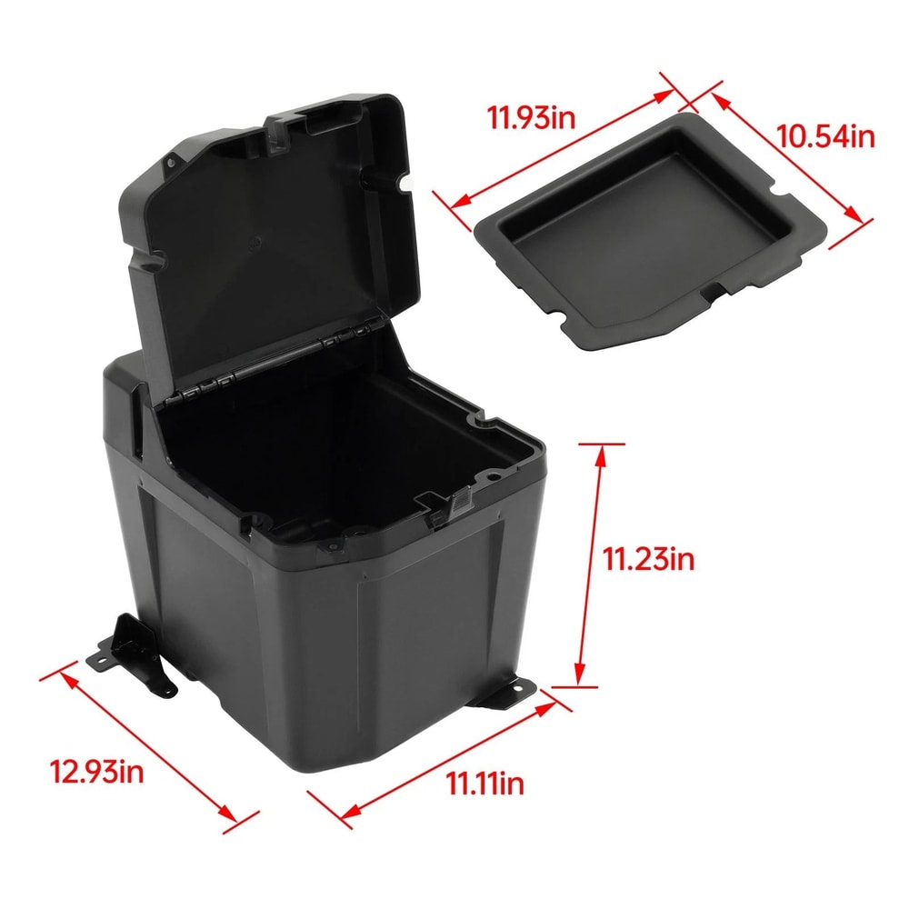 Double Decker Under Seat Storage Box For Polaris Ranger XP Maximum Organization For Off Road Advent 9