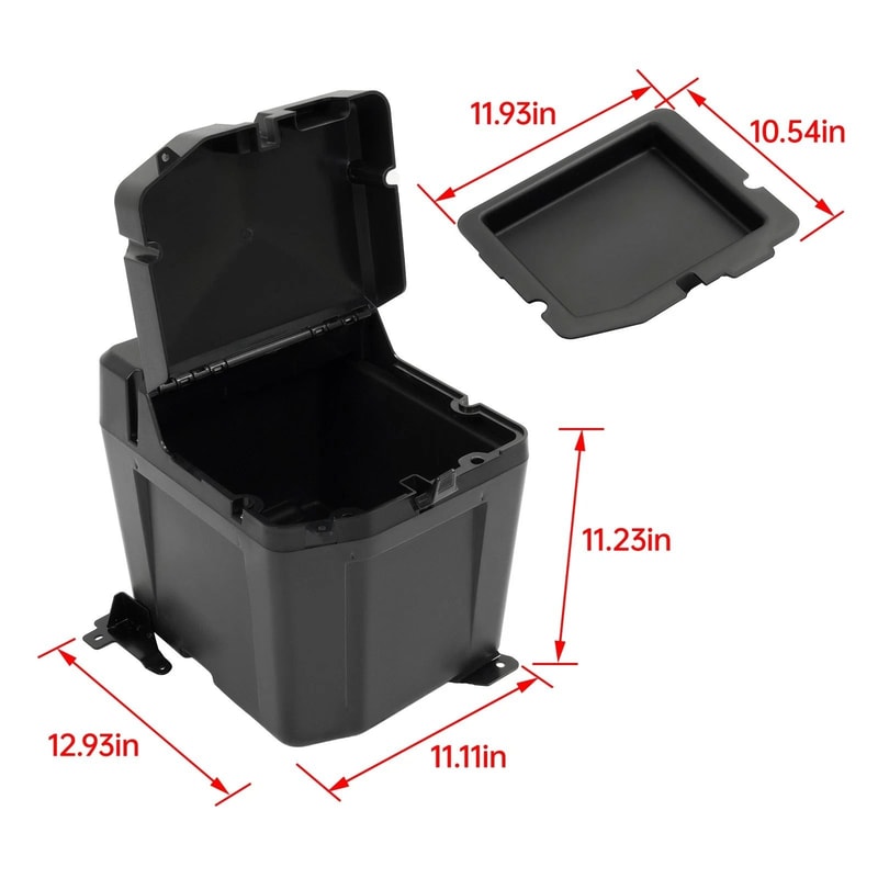 Double Decker Under Seat Storage Box For Polaris Ranger XP Maximum Organization For Off Road Advent 9
