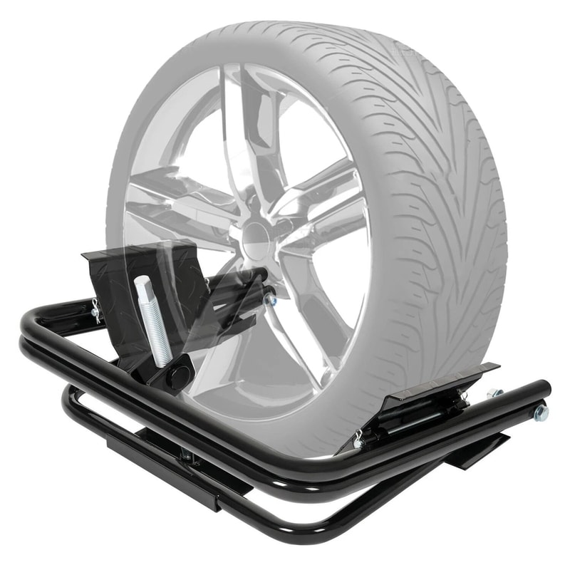 Heavy Duty Trailer Tire Leveler RV Trailer Leveling Tool With Tire Locking Chock 0