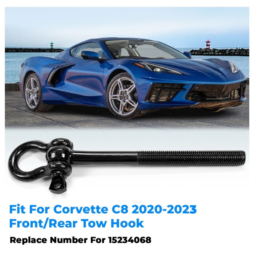 Replacement Tow Hook Bar For Chevrolet C8 Corvette Mid Engine Models 11