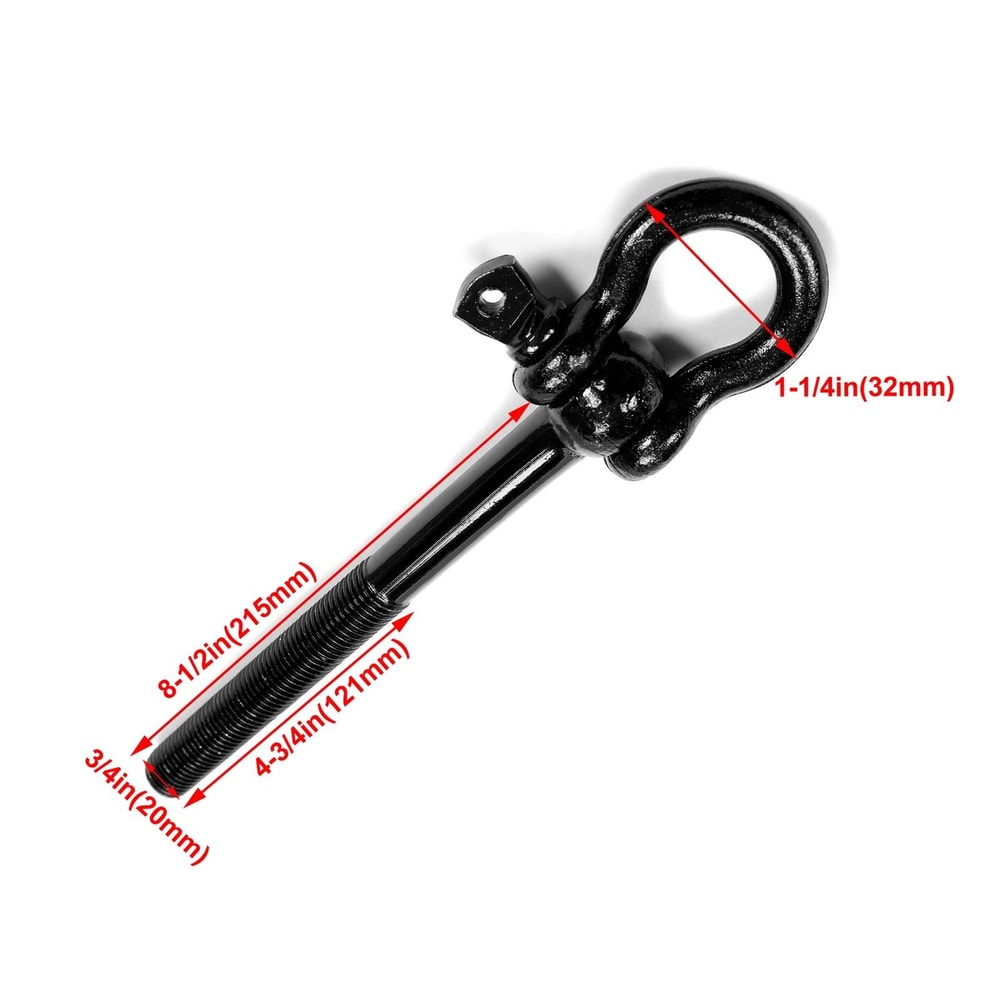 Replacement Tow Hook Bar For Chevrolet C8 Corvette Mid Engine Models 12