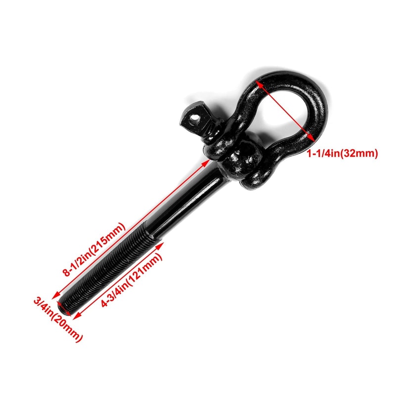 Replacement Tow Hook Bar For Chevrolet C8 Corvette Mid Engine Models 12