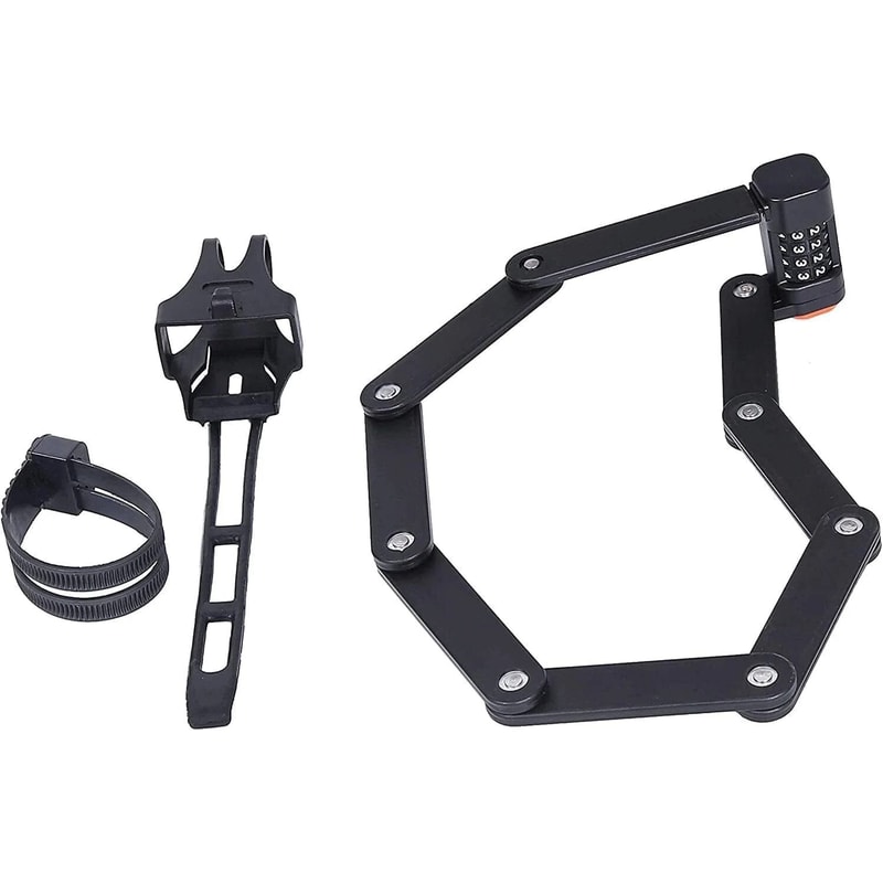 Heavy Duty Bike Motorcycle Lock Password Folding Security Lock 3