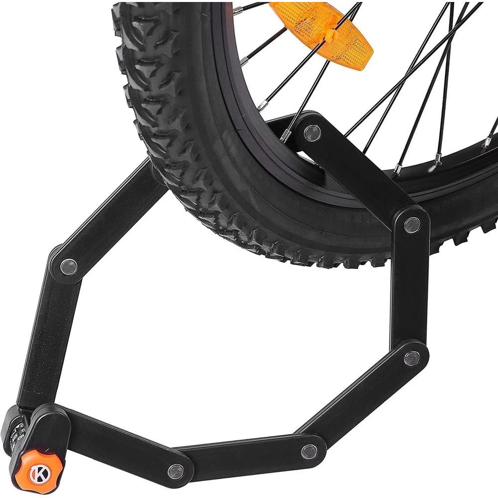 Heavy Duty Bike Motorcycle Lock Password Folding Security Lock 0