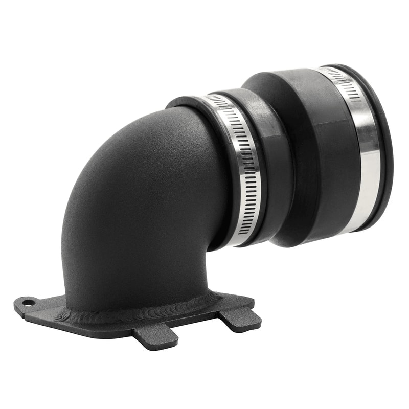 Aluminium Snorkel Adapter Elbow For Polaris RZR Turbo Durable Belt Box Upgrade 11