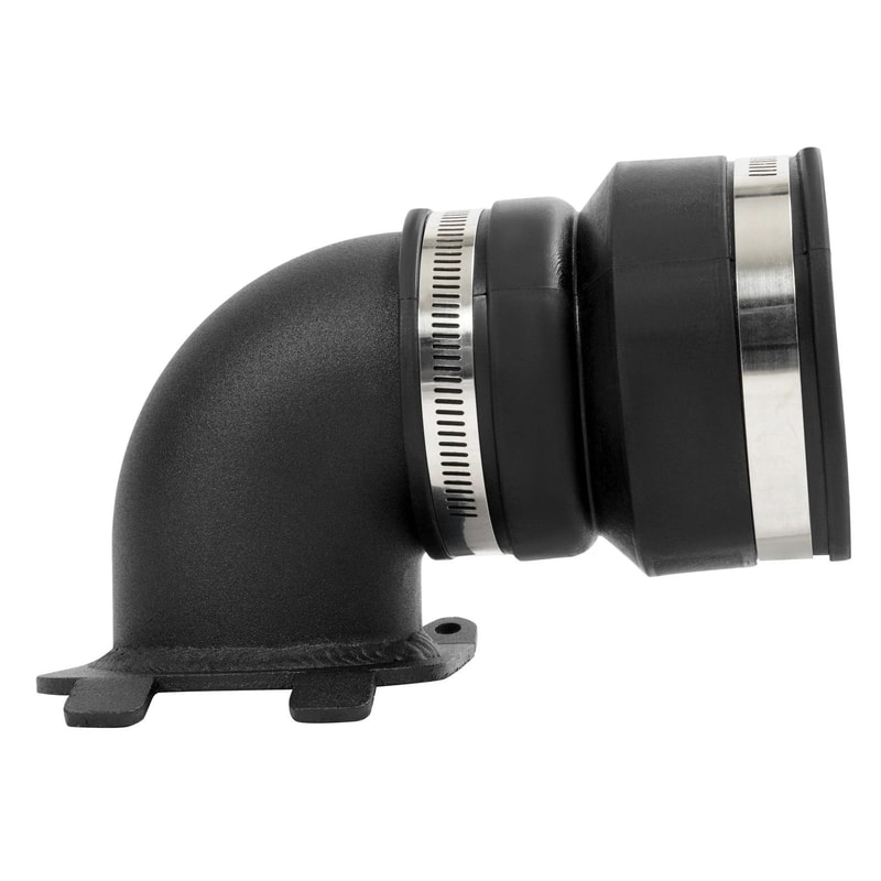 Aluminium Snorkel Adapter Elbow For Polaris RZR Turbo Durable Belt Box Upgrade 0