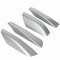 Silver Roof Rack Rail End Cover Shell Cap For Toyota 4Runner Perfect Fit For Protection And Style 1