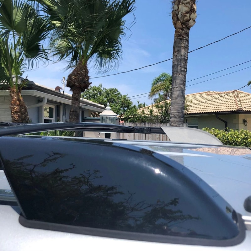 Silver Roof Rack Rail End Cover Shell Cap For Toyota 4Runner Perfect Fit For Protection And Style 13