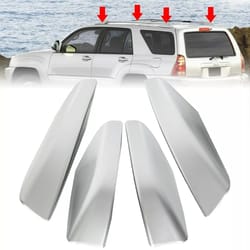 silver roof rack rail end cover shell cap for toyota 4runner perfect fit for protection and style
