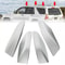 Silver Roof Rack Rail End Cover Shell Cap For Toyota 4Runner Perfect Fit For Protection And Style 0
