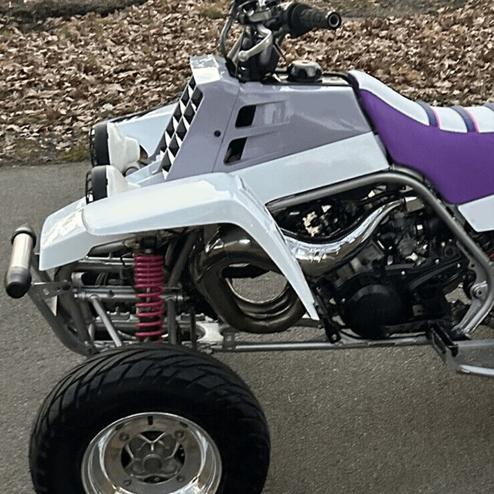 Premium ATV Front Bumper Guard With Rubber End Caps Yamaha Banshee Parts Replacement 7