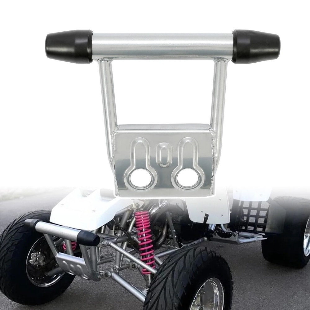 Premium ATV Front Bumper Guard With Rubber End Caps Yamaha Banshee Parts Replacement 0