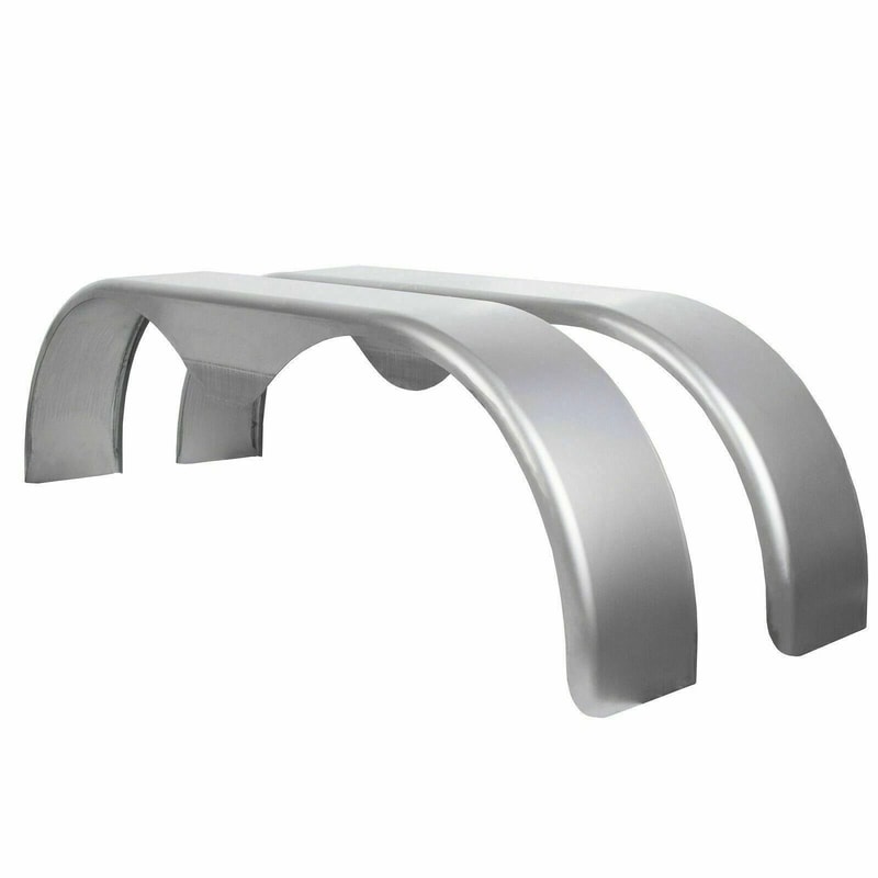 Tandem Teardrop Alloy Steel Fenders For Enclosed Trailers Durable And Stylish Trailer Protection 7