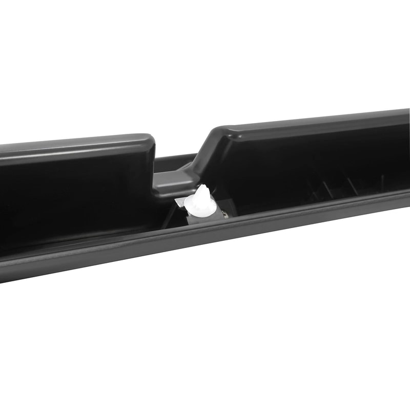 Premium Gloss Black Hood Bulge Molding Grille Trim For Toyota Tundra 2