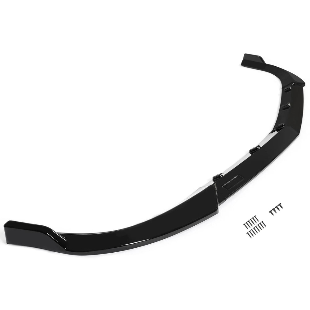 Gloss Black Front Bumper Lip Splitter For Mercedes Benz W204 Sport C Class 1