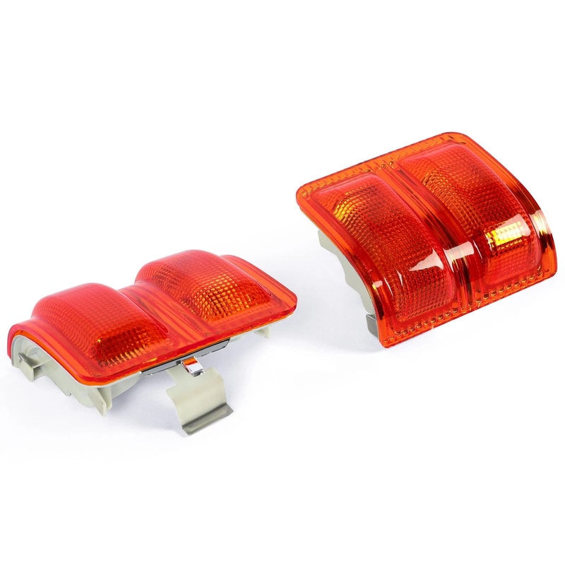 Amber Side Mirror Marker Signal Lights For Ford 1
