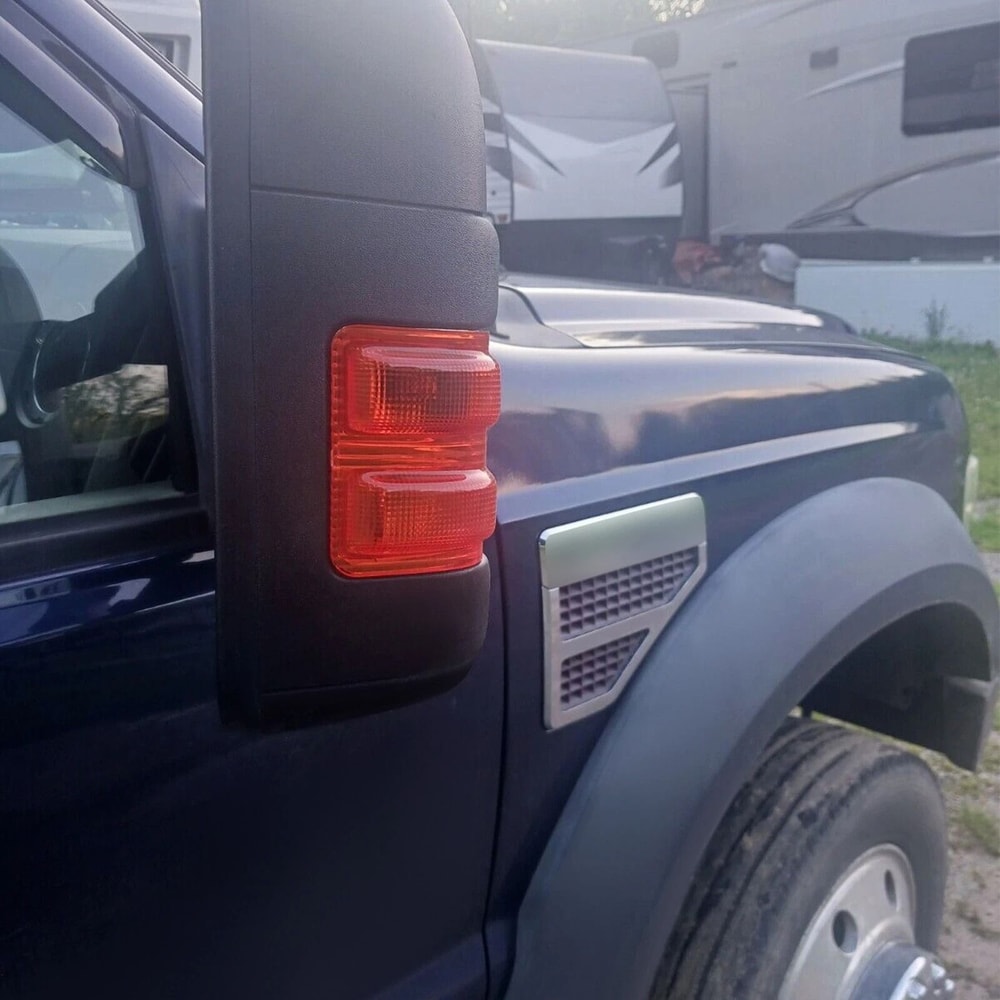 Amber Side Mirror Marker Signal Lights For Ford 12
