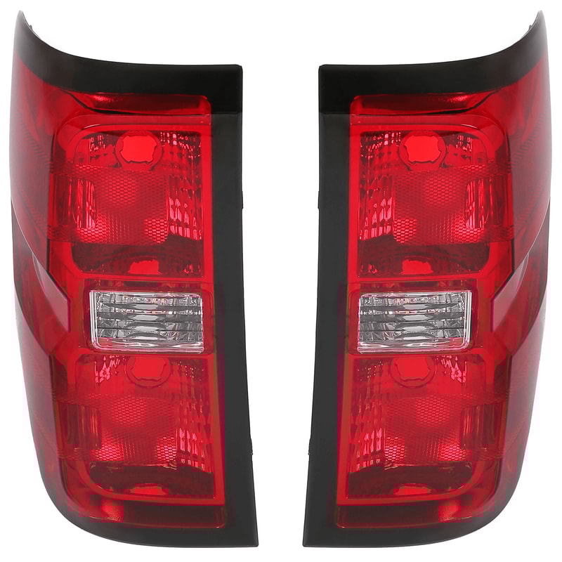 Premium Rear Tail Lights Brake Lamps Set For Chevy Silverado Direct Fit Replacement 0