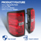 Premium Rear Tail Lights Brake Lamps Set For Chevy Silverado Direct Fit Replacement 16
