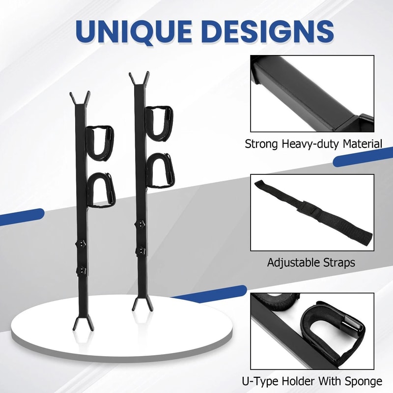 Overhead Roof Gun Rack Carrier Holder For Honda Pioneer Polaris Ranger Can Am 9