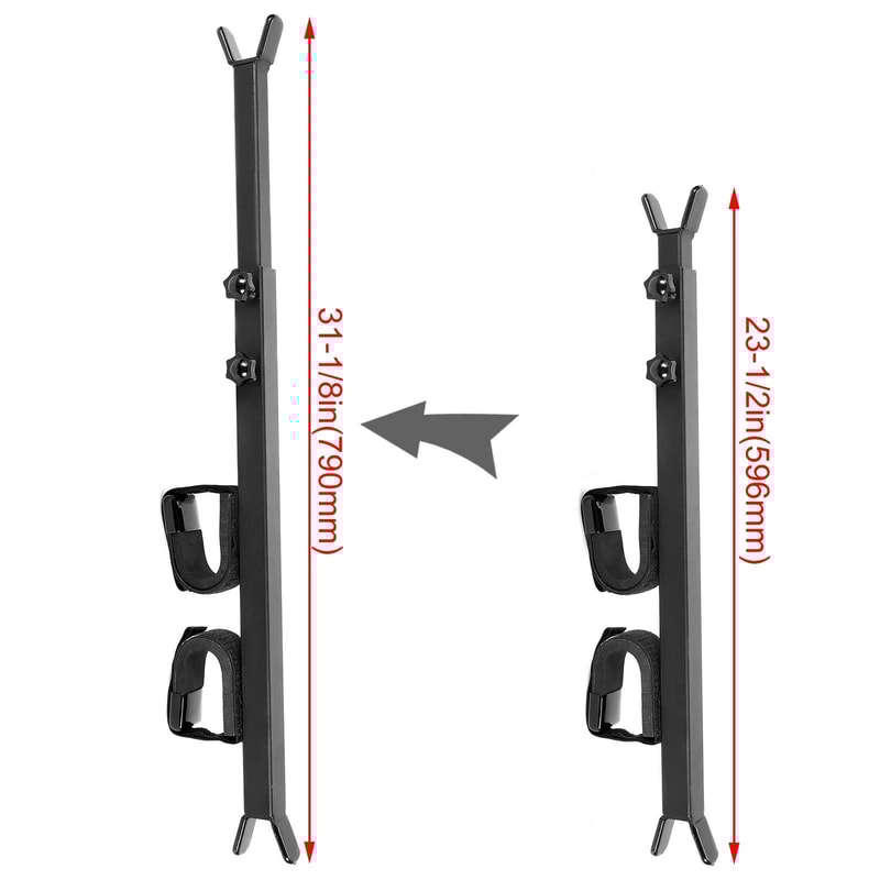 Overhead Roof Gun Rack Carrier Holder For Honda Pioneer Polaris Ranger Can Am 12