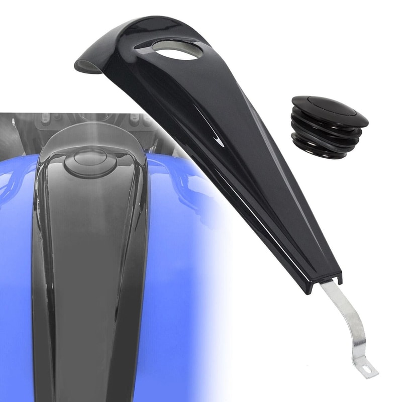 Smooth Dash Fuel Console Gas Tank Cap Cover For Harley Touring Electra Road Glide 6