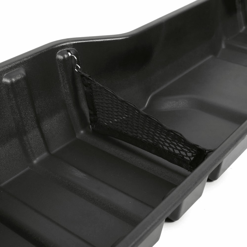 Black Underseat Storage Box For Chevy Silverado GMC Sierra CREW CAB Durable Waterproof Organizer 6