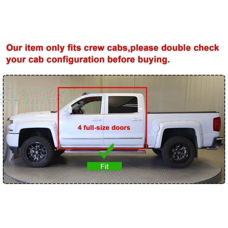 Black Underseat Storage Box For Chevy Silverado GMC Sierra CREW CAB Durable Waterproof Organizer 8