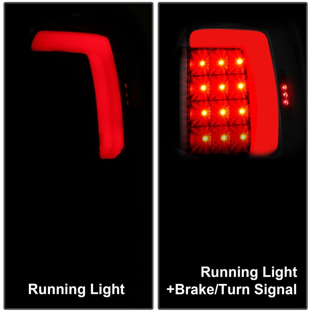 Smoked Black LED Tube Brake Tail Lights For Dodge Ram Durable Stylish Upgrade 7