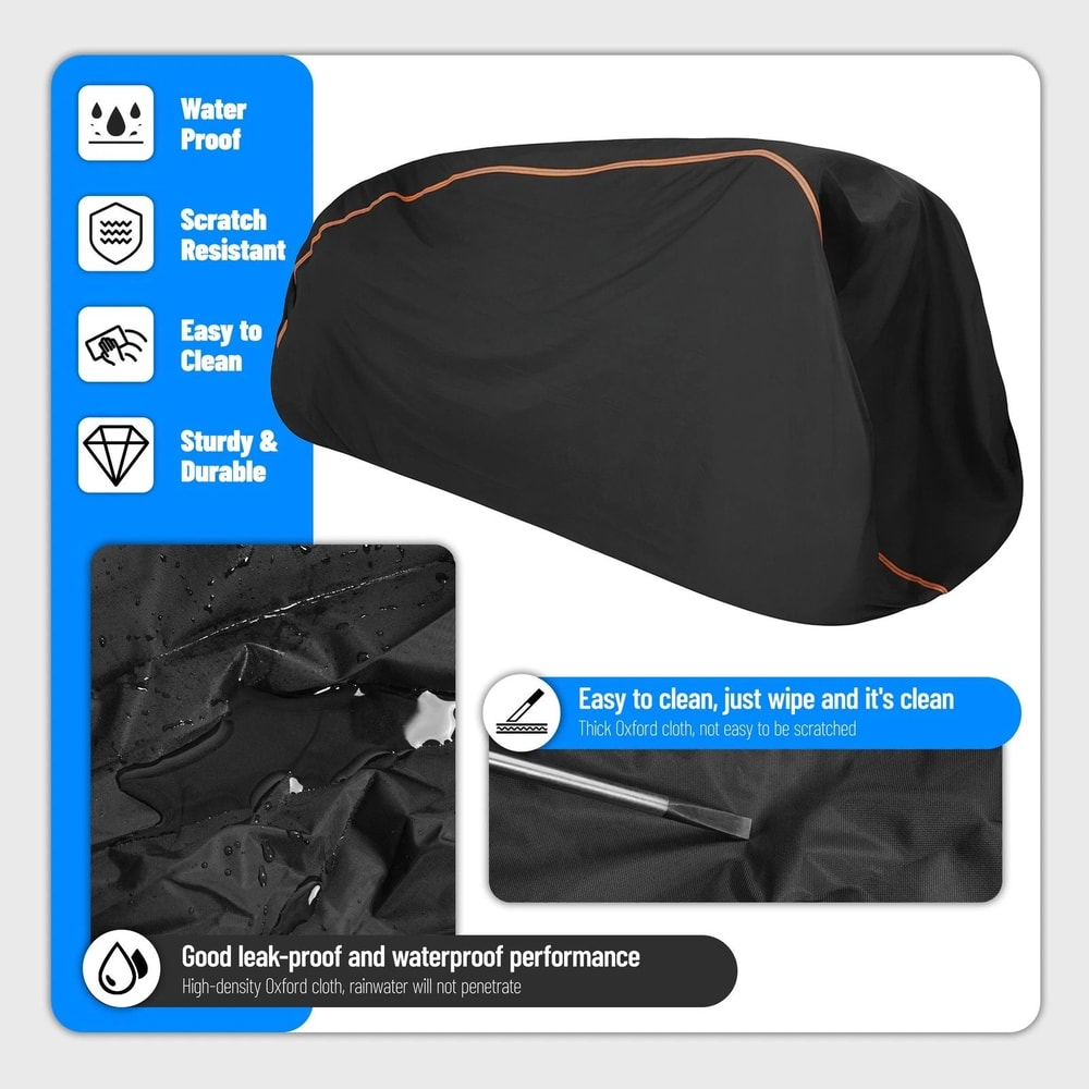 2 Seat Vehicle Storage Dust Cover For Can Am Maverick X3 Teryx Polaris RZR UTV Waterproof Durable P 8