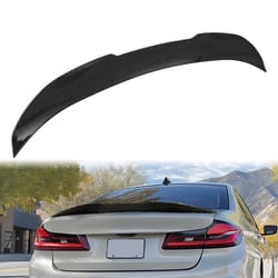 bmw m5 carbon fiber highkick trunk spoiler