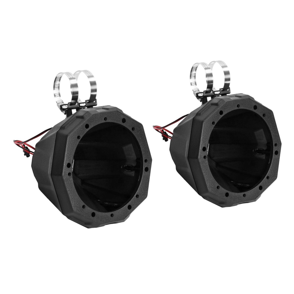 New Speaker Pods For UTVPolarisBoat Roll Bar Tower Enclosures 1