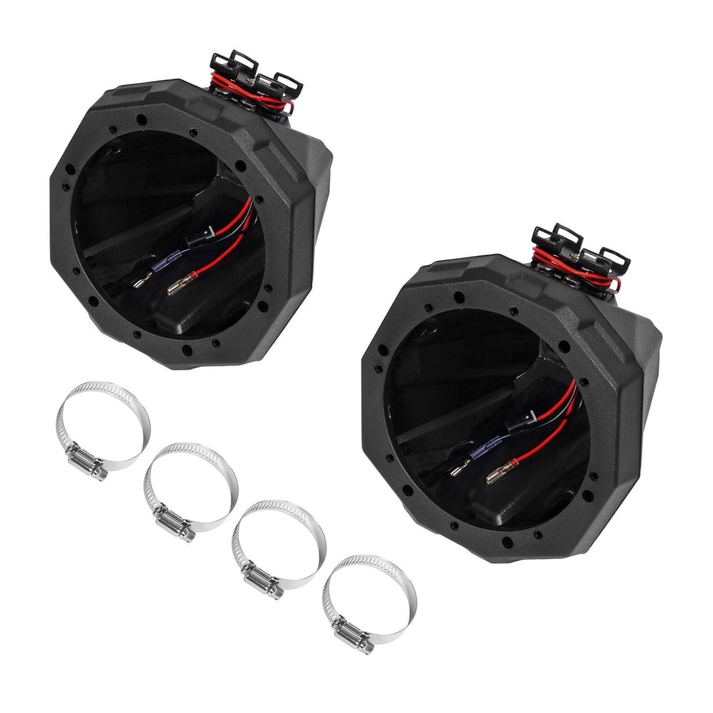New Speaker Pods For UTVPolarisBoat Roll Bar Tower Enclosures 16