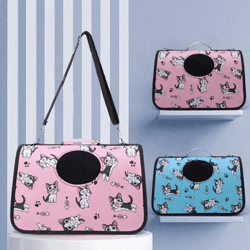 portable airline approved pet carrier for cats & dogs soft-sided, comfortable travel bag