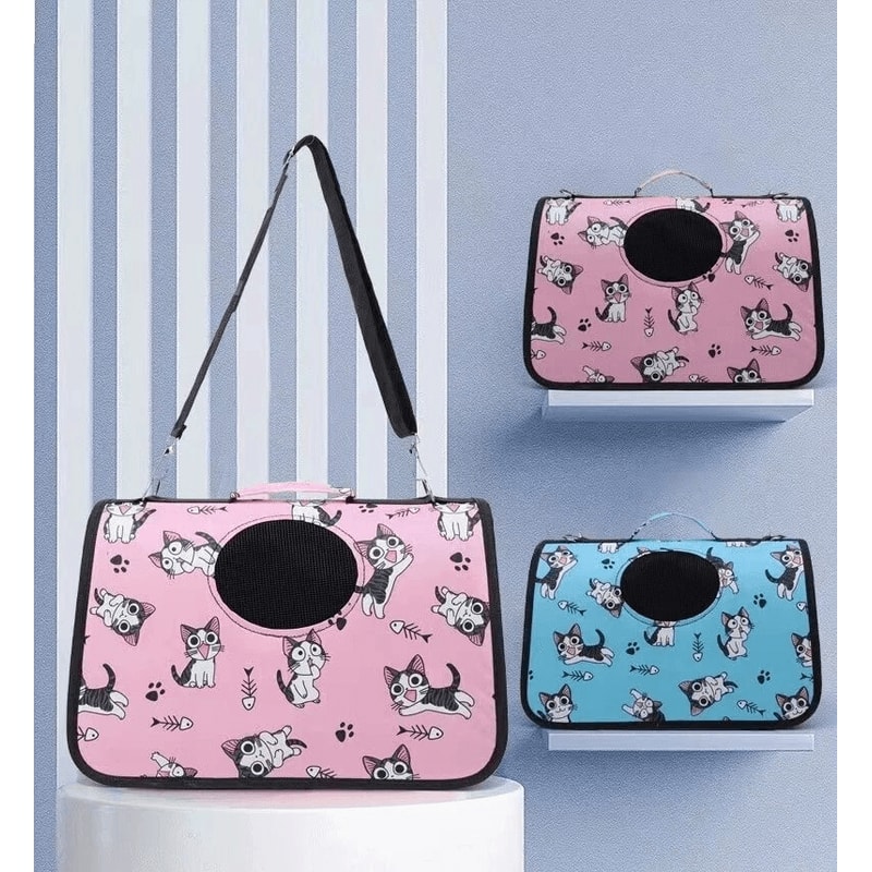 Portable Airline Approved Pet Carrier For Cats Dogs SoftSided Comfortable Travel Bag 0