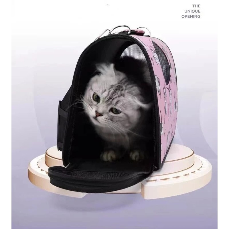Portable Airline Approved Pet Carrier For Cats Dogs SoftSided Comfortable Travel Bag 7