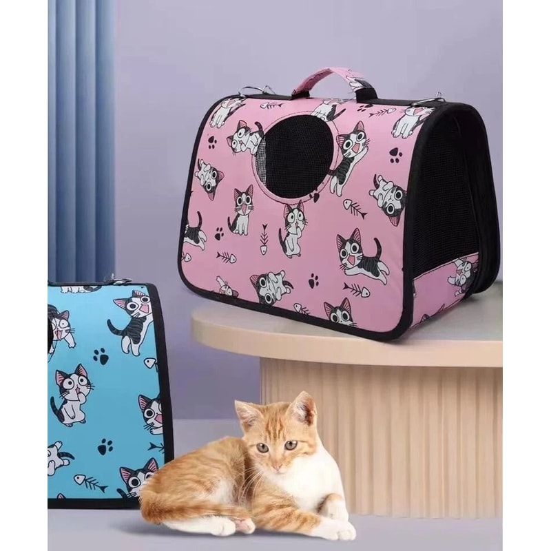 Portable Airline Approved Pet Carrier For Cats Dogs SoftSided Comfortable Travel Bag 9