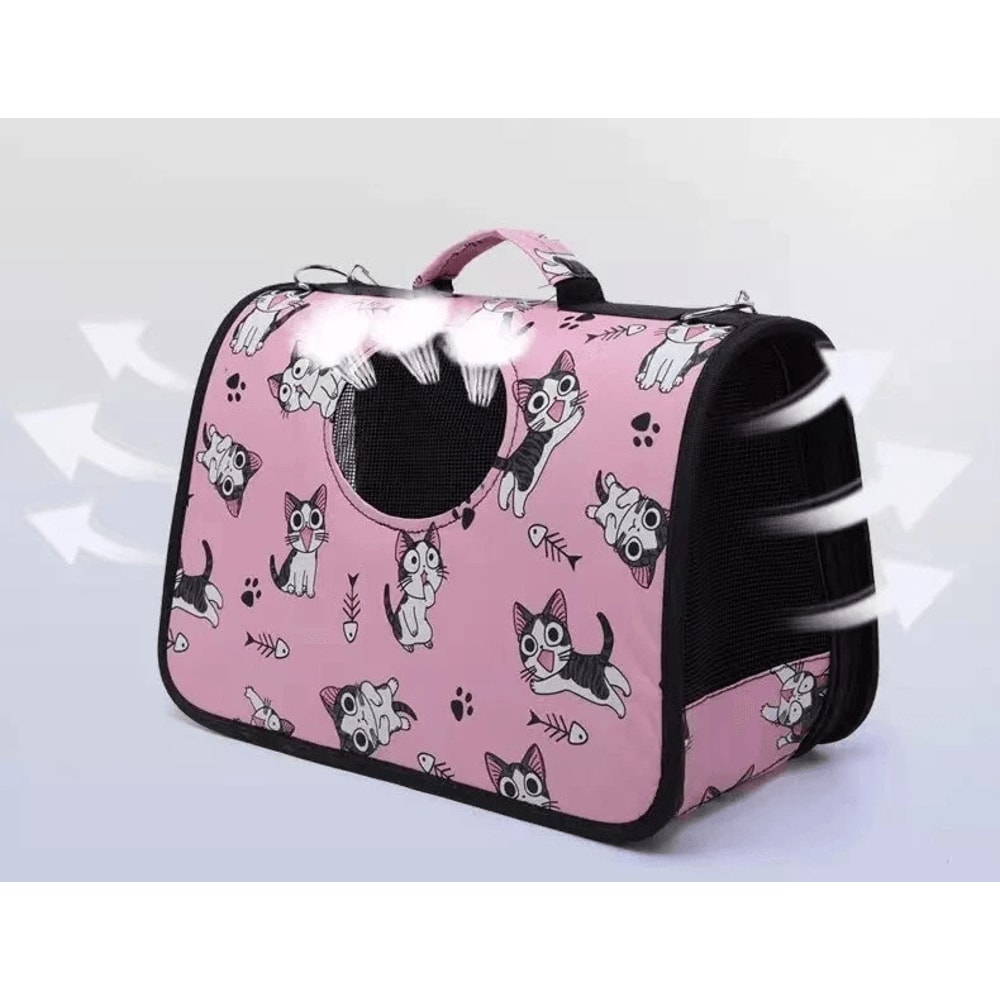 Portable Airline Approved Pet Carrier For Cats Dogs SoftSided Comfortable Travel Bag 2