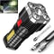 Super Bright LED Tactical Flashlight USB Rechargeable Outdoor Lamp For Camping Hiking 8