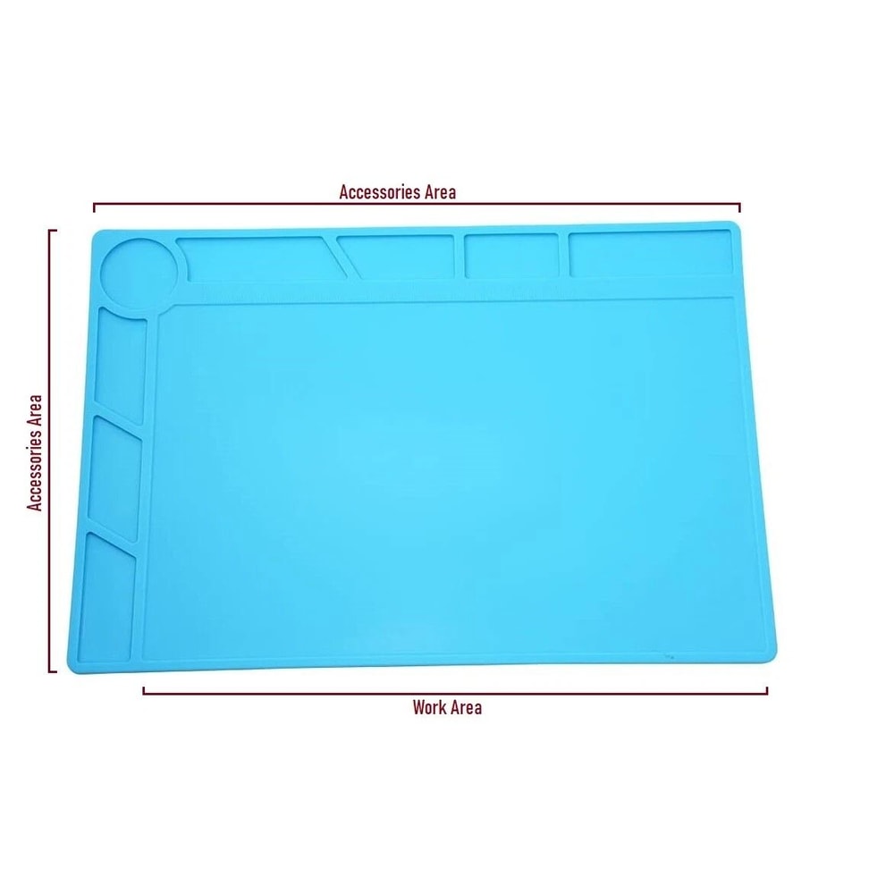 AntiStatic Silicone Soldering Mat For Phone PC Repair Heat Insulation Work Desk Pad 5