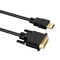 HDMI To DVI D 241 Pin Adapter Cable 6 FT For HD Monitors 2