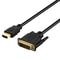 HDMI To DVI D 241 Pin Adapter Cable 6 FT For HD Monitors 3